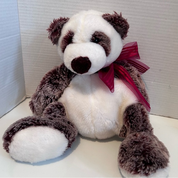 GANZ heritage collection - vintage Valentine panda Bear Plush 15 inch - Picture 3 of 11